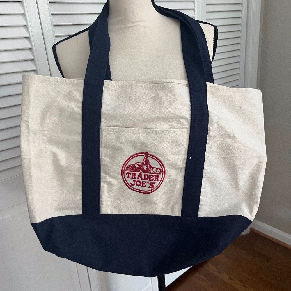 Classic Large Trader Joe Canvas Bag - image 1